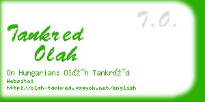 tankred olah business card